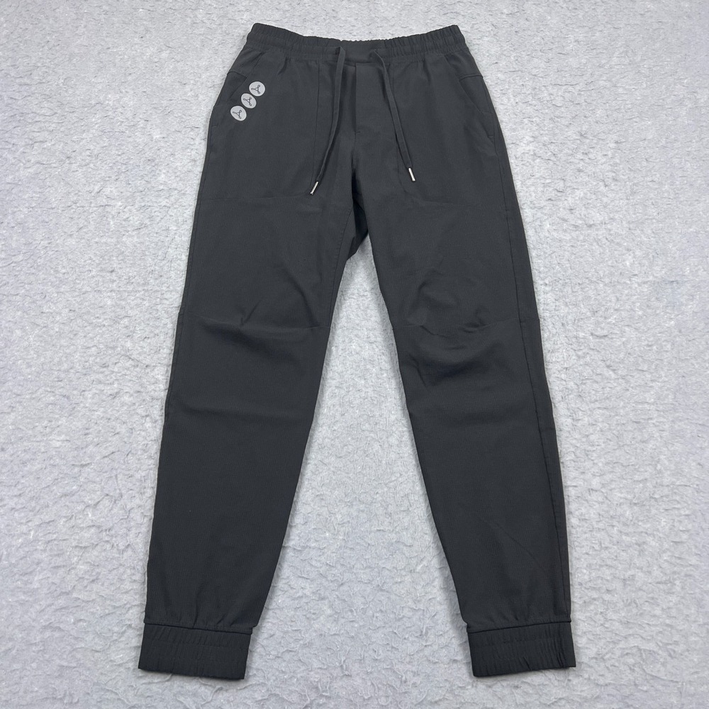 Lululemon ABC Jogger Light Men's Medium Black Breathable Mesh Train Pants M5745S